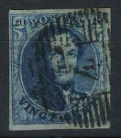 België 4 - 20c Blauw - Koning Leopold I - Medaillon - 4 - 1849-1850 Medallions (3/5)