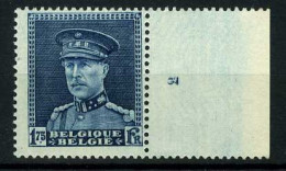 België 320 ** - Koning Albert I - Plaanummer 2 - ....-1960