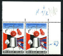 België 1313-Cu - Textirama - Gewijzigde Bloem - 1961-1990