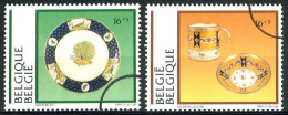 België 2566/67 SPEC - Belgisch Porselein - Porcelaine Belge - PERSSTEMPEL - Specimen - PRESSE - Sonstige & Ohne Zuordnung