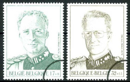 België 2738/39 SPEC - Koning Leopold III - Koning Boudewijn - PERSSTEMPEL - Specimen - Perszegels - PRESSE - Sonstige & Ohne Zuordnung