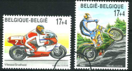 België 2819/20 SPEC - Sport - Motorsport - Motos - PERSSTEMPEL - Specimen - Perszegels - PRESSE - Sonstige & Ohne Zuordnung