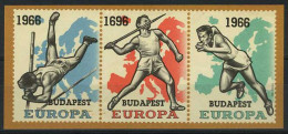 België E98-Cu1 - Europese Atletiekkampioenschappen Te Budapest - Met Jaartal 1696 ! - Erinnophilie - Reklamemarken [E]