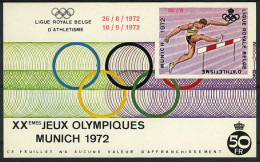 België E122 - Olympische Spelen - München 1972 - Hordenlopen - Met Opdruk - Avec Surcharge - Erinnophilie - Reklamemarken [E]