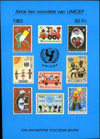 België E135 - Unicef - Blauw - NL - Erinnophilie - Reklamemarken [E]