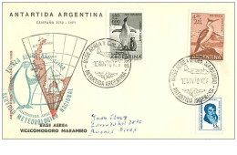 TIMBRES.n°2877.EXPEDITION POLAIRE.ANTARTIDA ARGENTINA- BUENOS AIRES.BASE AEREA VICECOMODORO MARAMBIO.1970.TIMBRES.CACHET - Andere & Zonder Classificatie
