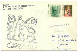 TIMBRES.n°2917.EXPEDITION POLAIRE.16 TH MSTS SEASON.NEW-YORK-GERMANY.1967 - Andere & Zonder Classificatie