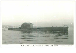 SOUS-MARINS.n°24856.PHOTO DE MARIUS BAR.LA CREOLE 19.8.1947 - Submarines