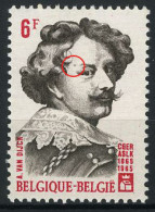 België 1325 - Vlek Op Aangezicht - Tache  - 1961-1990