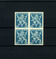 België 684A ON ** - Heraldieke Leeuw Met Grote "V" - "V" De Londres - Ongetand Met Specimen - Met Nummer - MNH - 1941-1960