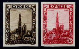 België 292G - Proefdruk In Rood En Bruin - Proofs & Reprints