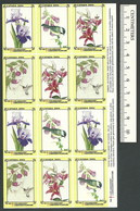 B56-67 CANADA Lung Association Nature Seals 2004 MNH Flowers Birds - Vignettes Locales Et Privées