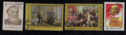 RUSSIA 1987 SCOTT #5538,5540,5549,5550  USED - Gebraucht