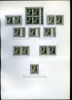 België 480-V3 + 480a -  Koning Leopold III  - Verschillende Variëteiten + Curiositeiten - 1931-1960