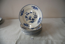 C217 10 Assiettes En VB - Boch - Belgium - Boch (BEL)