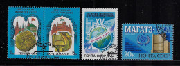 RUSSIA 1987 SCOTT #5577,5578,5579,5584   USED - Gebraucht