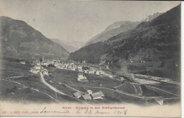 Airolo, Eingang In Den Gotthardtunnel, Entrata Della Galeria Del Gotthard, Viaggiata 1903 - Airolo