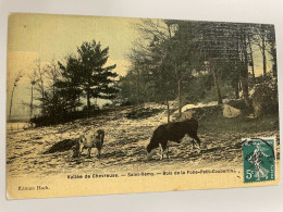 CPA - 78 - Vallée De Chevreuse - Saint Remy - Bois De La Folie Petit Coubertin - Jolie Carte Toilée Animée ( Vaches ) - St.-Rémy-lès-Chevreuse