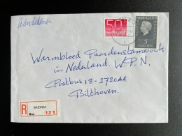 NETHERLANDS 1981 REGISTERED LETTER BAEXEM TO BILTHOVEN 30-07-1981 NEDERLAND AANGETEKEND - Covers & Documents