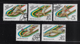 RUSSIA 1988 SCOTT #5680-5684   USED - Gebraucht