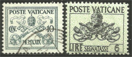 922 Vatican Armoiries Coat Of Arms Keys Clés (VAT-44) - Used Stamps