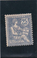 FRANCE - 1900/01-  TYPE MOUCHON - N° 127 - 25 C BLEU - NEUF AVEC TRACE DE CHARNIERE - 1900-02 Mouchon