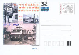 Rep. Ceca / Cart. Postali (Pre2011/37) 75 ° Anniversario Dell'inizio Del Traffico Di Filobus A Praga (1936) - Bus