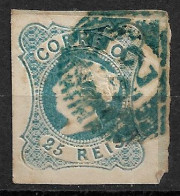 PORTUGAL 1853 D. MARIA 25R CARIMBO 32 (NP#94-P16-L5) - Used Stamps