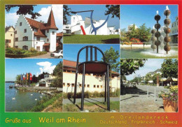 73969228 Weil_am_Rhein Kirche Rheinpartie Stuhl Brunnen - Weil Am Rhein