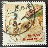 C 2407 Brazil Stamp Clovis Bevilaqua Journalist 2001 Circulated 1 - Oblitérés