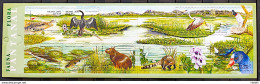 Brazil Stamp CD 26 Booklet Pantanal Flora And Fauna Alligator Capybara Heron 2001 - Ongebruikt