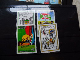 Burundi 1050/1053 Mnh Neuf ** ( 1994 ) Democratie - Nuovi