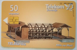 Slovenia 50 Unit Chip Card - Mlin Na Muri / Mlinsko Kolo - Slovenia