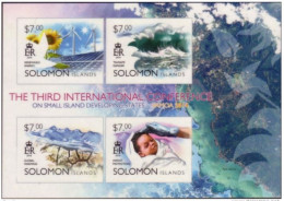 Solomon Islands 2014 - IMPERF Plastic S/S - Solar And Windmill Power - Unusual And Scarce - Salomon (Iles 1978-...)