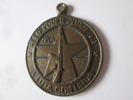 Rare! Angola Medal Popular Movement For The Liberation Of Angola MPLA  20th Anniversary 1956-1976 - Autres & Non Classés