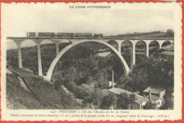 Pelussin Compagnie Des Chemins De Fer Du Centre Viaduc Traversant La Riviere - Pelussin