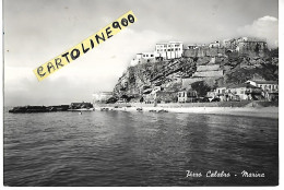 Calabria-vibo Valentia-pizzo Calabro Marina Veduta Da Mare Pizzo Marina E Pizzo Monte Anni 50 - Andere & Zonder Classificatie