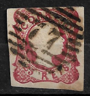 PORTUGAL 1856-58 D. PEDRO V 25R CARIMBO (NP#94-P16-L8) - Oblitérés