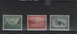Norwegen Michel Cat.No.  Mnh/** 252/254 - Unused Stamps