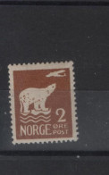 Norwegen Michel Cat.No.  Vlh/* 109 - Unused Stamps
