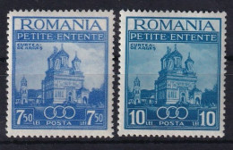 ROMANIA 1937 - MLH - Sc# 467, 468 - Unused Stamps