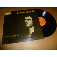 LLUIS LLACH Viatge A Itaca - CHANSON FOLK ESPAGNE - LE CHANT DU MONDE LDX 74587 Lp 1975 Autographe - Andere - Spaans