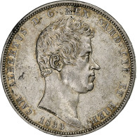 États Italiens, SARDINIA, Carlo Alberto, 5 Lire, 1833, Genoa, Argent, SUP - Genua