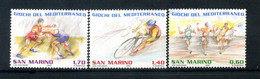 2009 SAN MARINO SET MNH ** 2235/2237 Giochi Del Mediterraneo, Sport - Ungebraucht