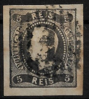 PORTUGAL 1866-67 D. LUIS I 5R USED (NP#94-P17-L2) - Gebraucht