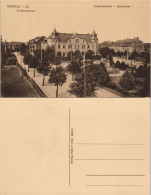 Ansichtskarte Radeberg Badstraße - Kriegerdenkmal - Friedrichstraße 1912 - Radeberg