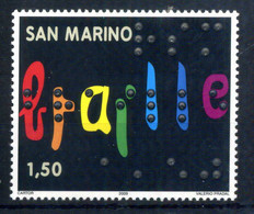 2009 SAN MARINO SET MNH ** 2234 200° Ann. Nascita Di Louis Braille - Unused Stamps
