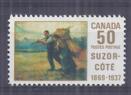 Canada 1969. Aurele De Foy Suzor-Cote . Sc=492 (**) - Unused Stamps