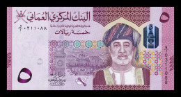 Omán 5 Rials 2020 Pick 52 Hybrid Sc Unc - Oman