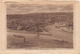 ALLEMAGNE - Koblenz Am Deutsehen - Dessin - Vue Générale - Pont - Bateau - Ville - Carte Postale Ancienne - Koblenz